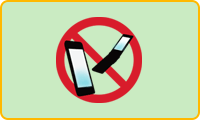 スマートフォンや携帯電話等を浴室や脱衣場に持ち込まないで下さい